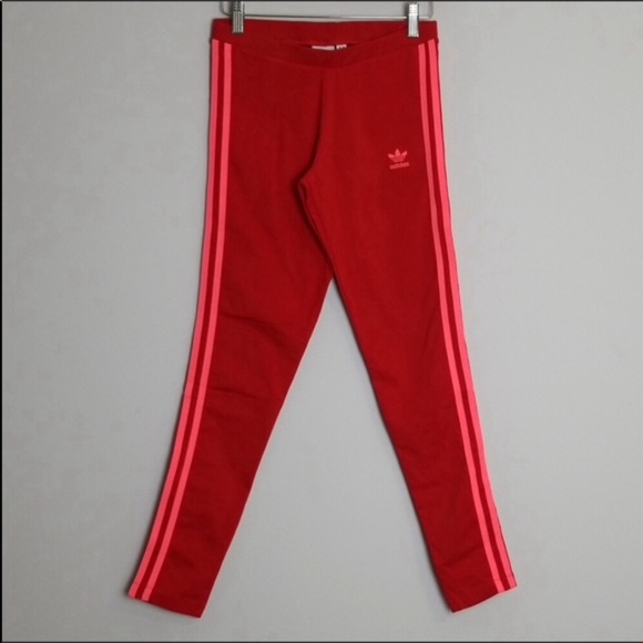 Adidas Original Three Stripe Logo Leggings Tights - Picture 4 of 8